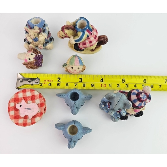 Raggedy Anne & Andy Popular Imports 1997 Ceramic Tea Set Collectors 10 pc Set - Picture 8 of 10